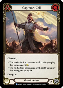 Captain's Call (Blue) - MON262 - 1st Edition Normal