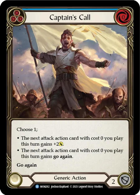 Captain's Call (Blue) - MON262 - 1st Edition Normal