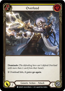 Overload (Yellow) - MON276 - First Edition Rainbow Foil