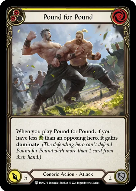 Pound for Pound (Yellow) - MON279 - First Edition Normal