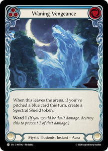 Waning Vengeance (Blue) - MST042 - Rainbow Foil