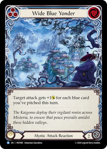 Wide Blue Yonder (Rare) - MST085 - Rainbow Foil