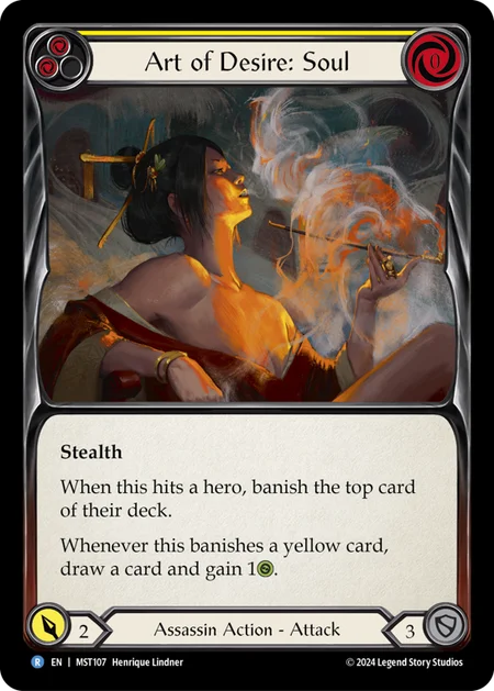 Art of Desire: Soul (Yellow) - MST107 - Rainbow Foil