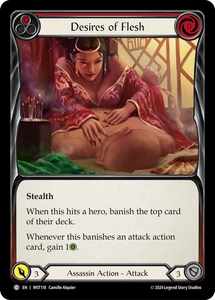 Desires of Flesh (Red) - MST118 - Rainbow Foil