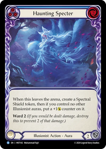 Haunting Specter (Blue) - MST142 - Rainbow Foil