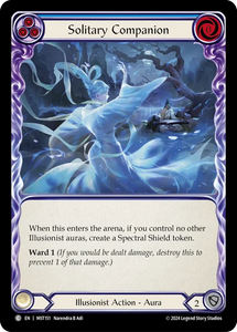 Solitary Companion (Blue) - MST151 - Rainbow Foil