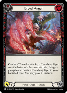 Breed Anger (Red) - MST176 - Rainbow Foil