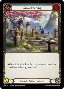 Gravekeeping (Blue) - MST202 - Rainbow Foil