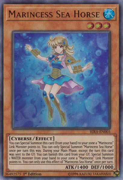 Marincess Sea Horse (Ultra Rare) - RIRA-EN003 - 1st Edition