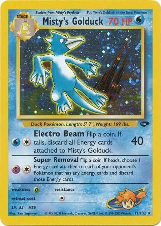 Misty's Golduck (Holo Rare) - 12/132 - Unlimited