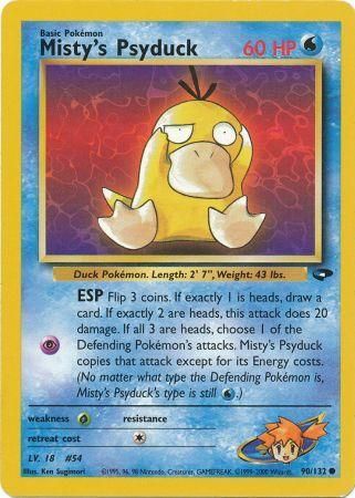Misty's Psyduck (Common) - 90/132 -  Unlimited