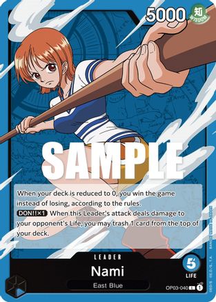 Nami (Leader) - OP03-040