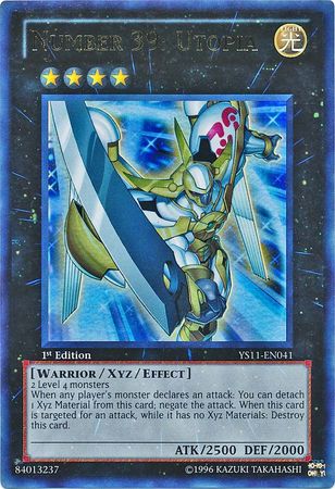 utopia yugioh cards Number C39: Utopia (Ultra Rare) - YS11-EN041