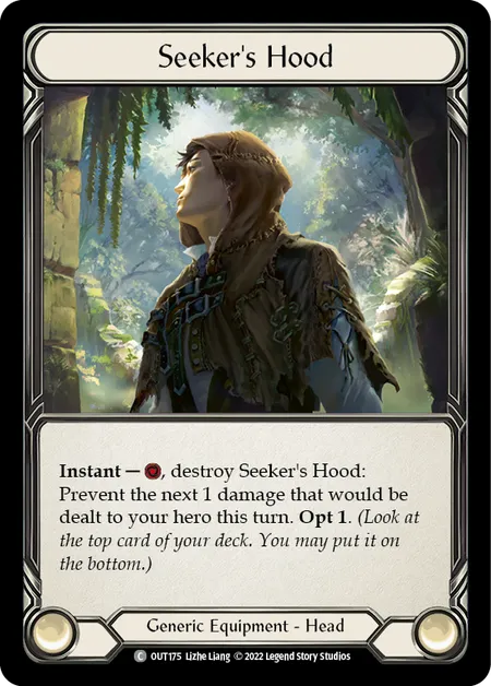 Seeker's Hood (Common) - OUT175 - Cold Foil