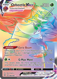 Orbeetle VMAX (Hyper Rare) - 186/185