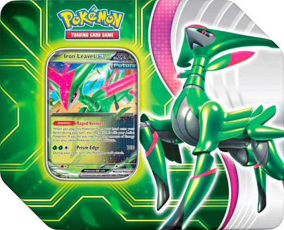 Pokemon: Paradox Clash Tin - Iron Leaves ex