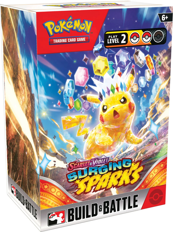 PRE-ORDER: Pokémon: Surging Sparks Build and Battle Kit (Sealed)