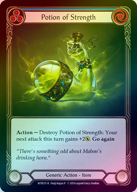 Potion of Strength (Rainbow Foil Rare) - WTR171 - Unlimited