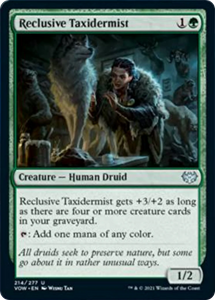 Reclusive Taxidermist (Uncommon) - 214/277