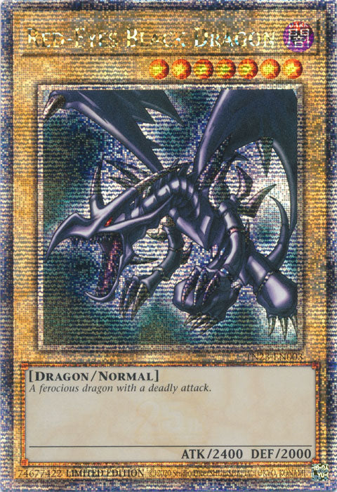 Red-Eyes Black Dragon (Quarter Century Secret Rare) - TN23-EN003 - Limited Edition