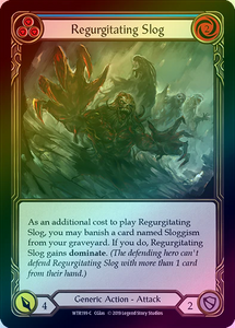 Regurgitating Slog (Blue) (Common) - WTR199 - Unlimited - Rainbow Foil