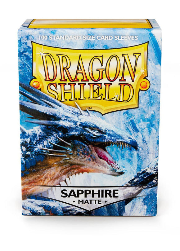 Dragon Shield: Matte Sleeves - Sapphire (100) (Sealed)