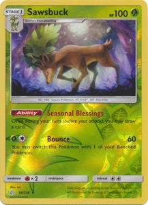 Sawsbuck (Reverse Holo Rare) - 16/236