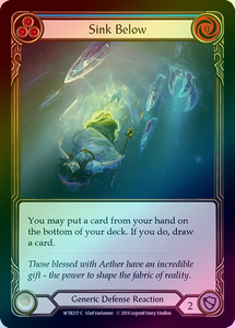 Sink Below (Blue) (Rainbow Foil Common) - WTR217 - Unlimited