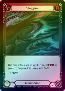 Sloggism (Red) (Rainbow Foil Common) - WTR221 - Unlimited