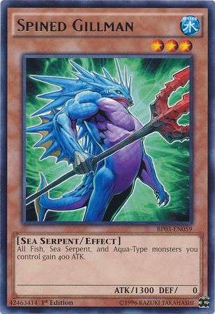 Spined Gillman (Rare) - BP03-EN059 - 1st Edition