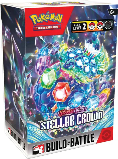 PRE-ORDER: Pokémon: Stellar Crown Build and Battle Box (Sealed)