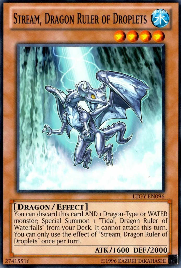 Stream, Dragon Ruler of Droplets (Common) - LTGY-EN096 - Unlimited