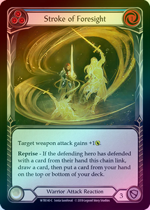 Stroke of Foresight (Blue) (Rainbow Foil Common) - WTR140 - Unlimited