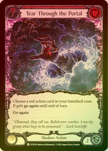 Tear Through the Portal (Red) - DTD190 - Rainbow Foil