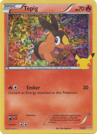 Tepig (Promo) - 13/25 - Holographic