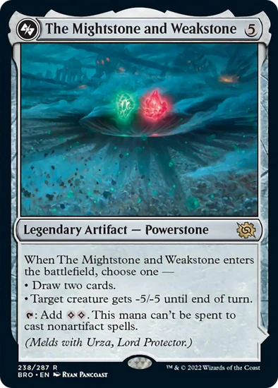 The Mightstone and Weakstone (Rare) - 238/287