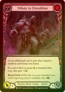 Tribute to Demolition (Red) - DTD127 - Rainbow Foil