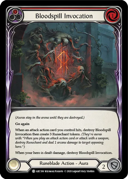 Bloodspill Invocation (Red) - ARC106 - Unlimited Normal