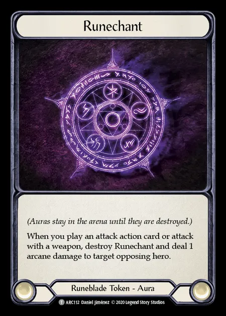 Runechant // Crucible of Aetherweave (Token) - ARC112 // ARC115 - Unlimited Normal