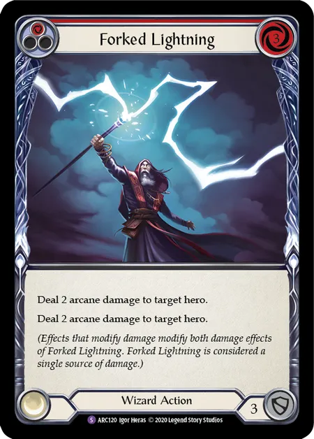 Forked Lightning (Super Rare) - ARC120 - Unlimited Normal