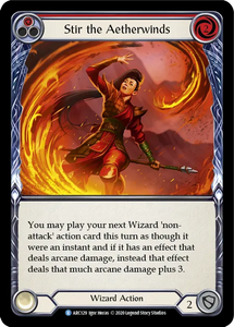 Stir the Aetherwinds (Red) - ARC129 - Unlimited Rainbow Foil