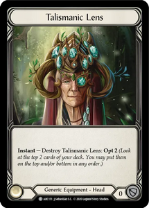 Talismanic Lens (Common) - ARC151 - Unlimited Rainbow Foil