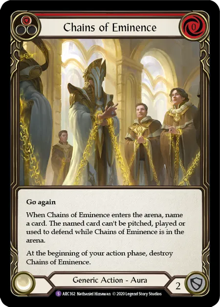 Chains of Eminence (Super Rare) - ARC162 - Unlimited Rainbow Foil