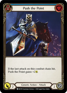 Push the Point (Blue) - ARC190 - Unlimited Rainbow Foil