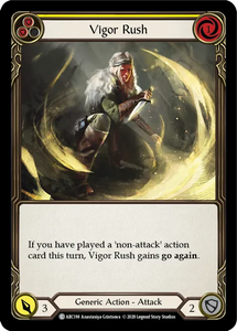 Vigor Rush (Yellow) - ARC198 - Unlimited Rainbow Foil