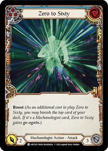 Zero to Sixty (Blue) - ARC028 - Unlimited Rainbow Foil