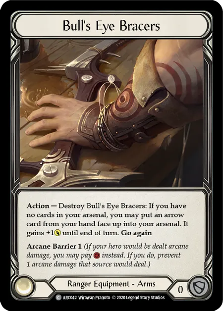 Bull's Eye Bracers (Common) - ARC042 - Unlimited Normal