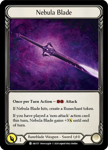 Nebula Blade // Kano (Token) - ARC077 // ARC114 - Unlimited Normal