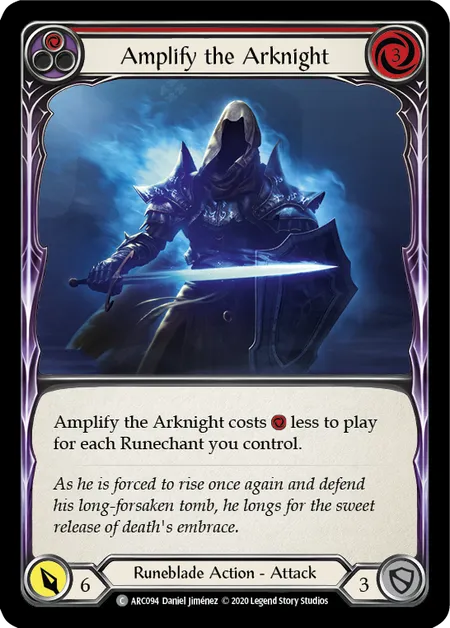 Amplify the Arknight (Red) - ARC094 - Unlimited Rainbow Foil