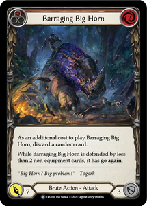 Barraging Big Horn (Red) - CRU010 - Unlimited Rainbow Foil